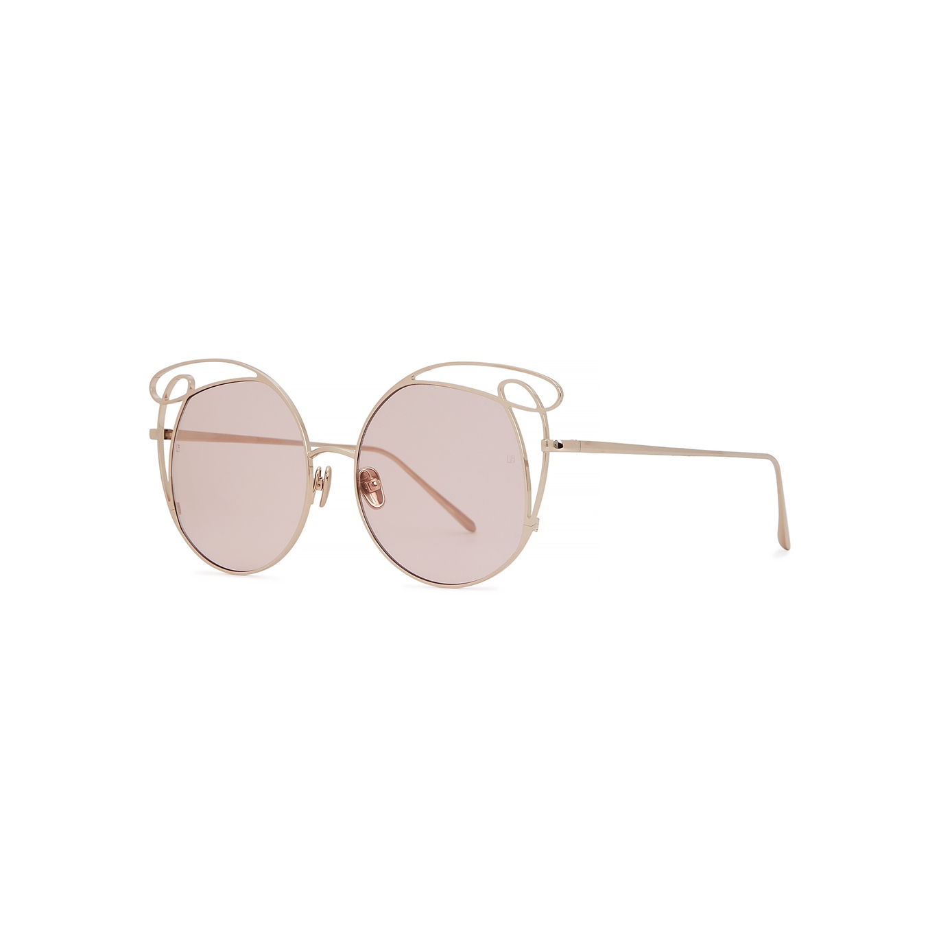 Linda Farrow Luxe 852 C5 Zazel Cat-eye Sunglasses