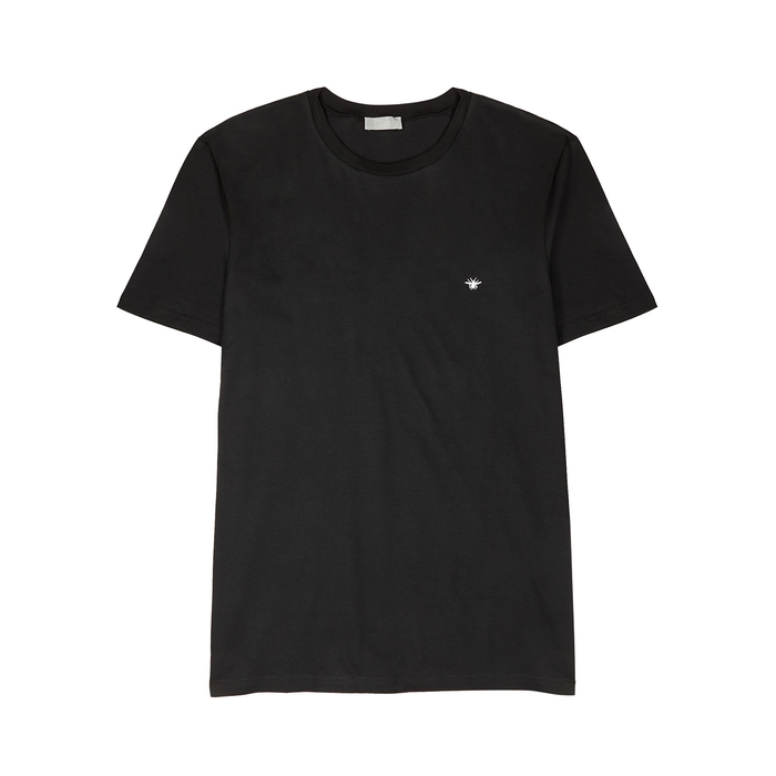 Dior Black Cotton T-shirt | ModeSens