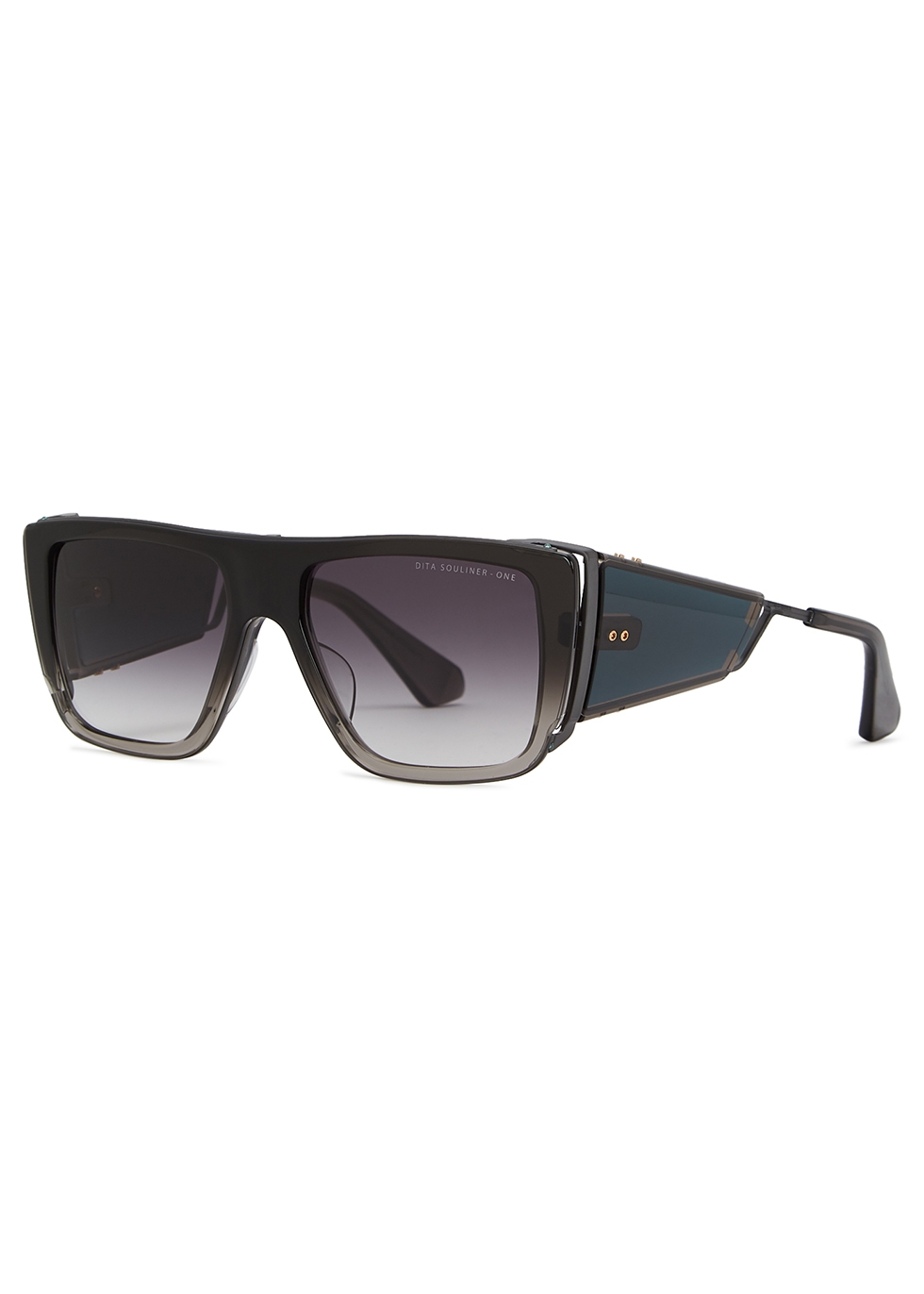 DITA Souliner grey D-frame sunglasses - Harvey Nichols