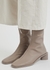 Bertine 50 taupe leather ankle boots - Acne Studios