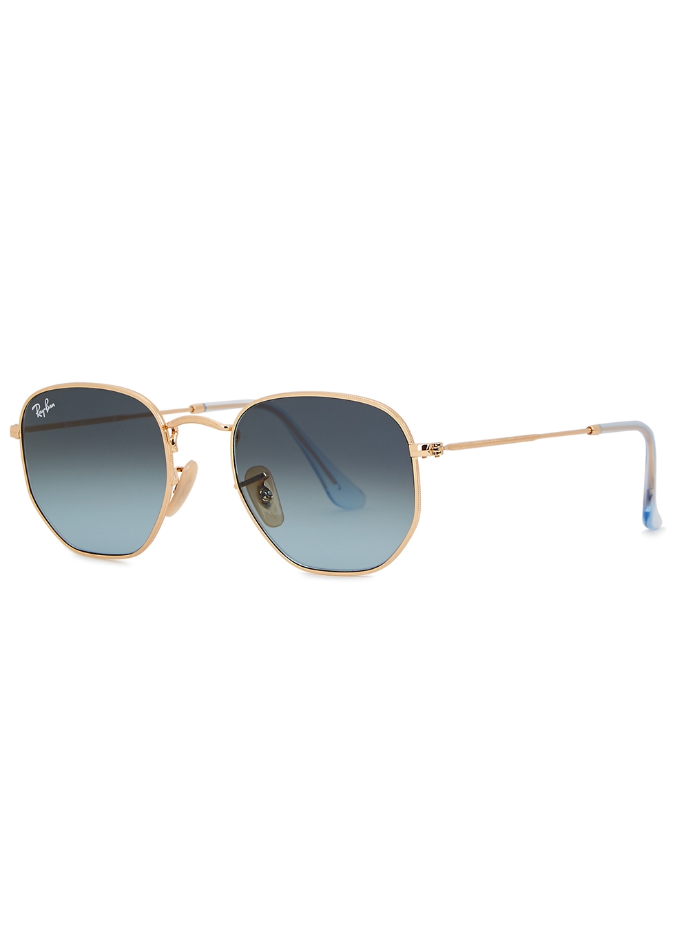 ray ban gold rimmed glasses
