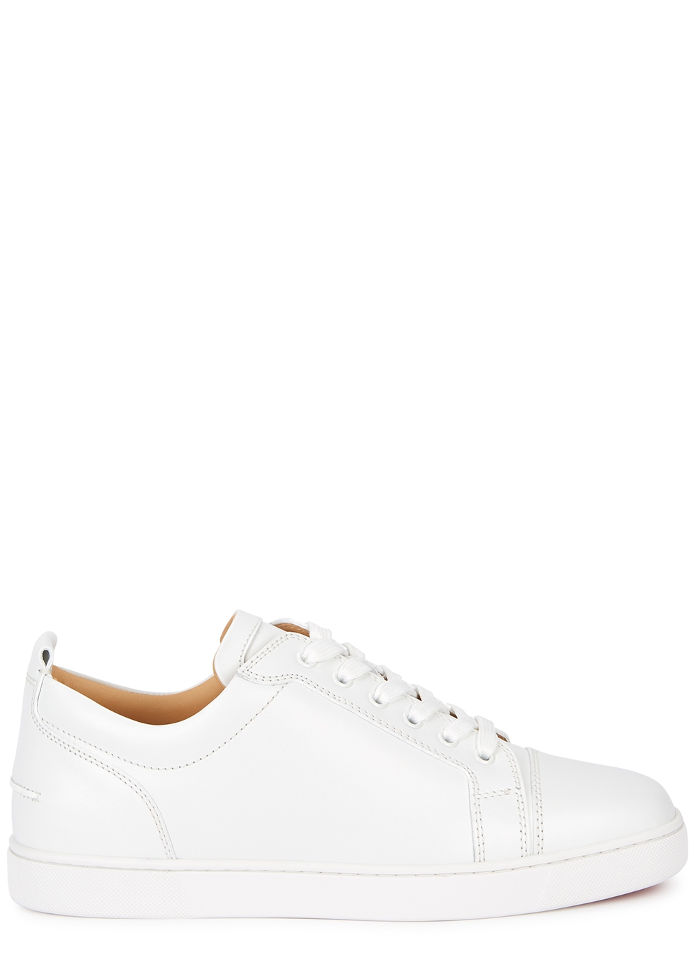 Christian Louboutin Louis Junior white leather sneakers - Harvey Nichols