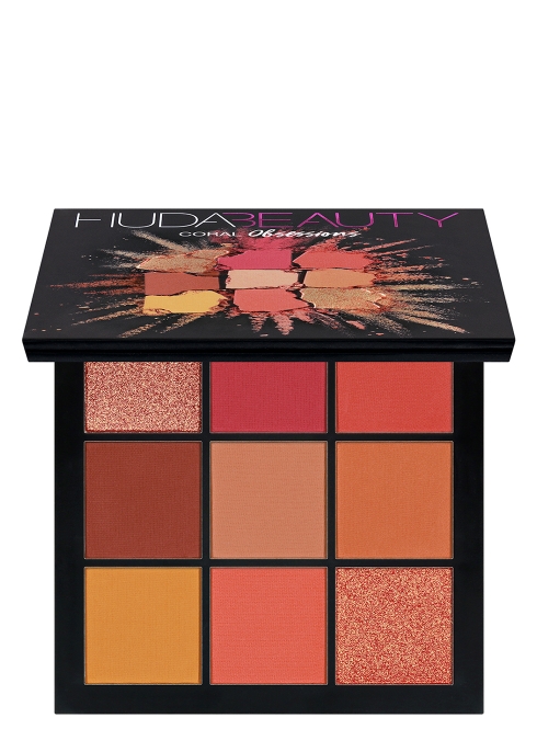 HUDA BEAUTY CORAL OBSESSIONS EYESHADOW PALETTE,3514190