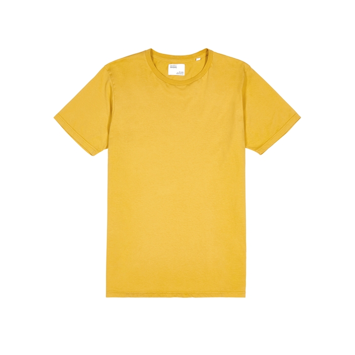 Colorful Standard Classic Yellow Cotton T-shirt | ModeSens