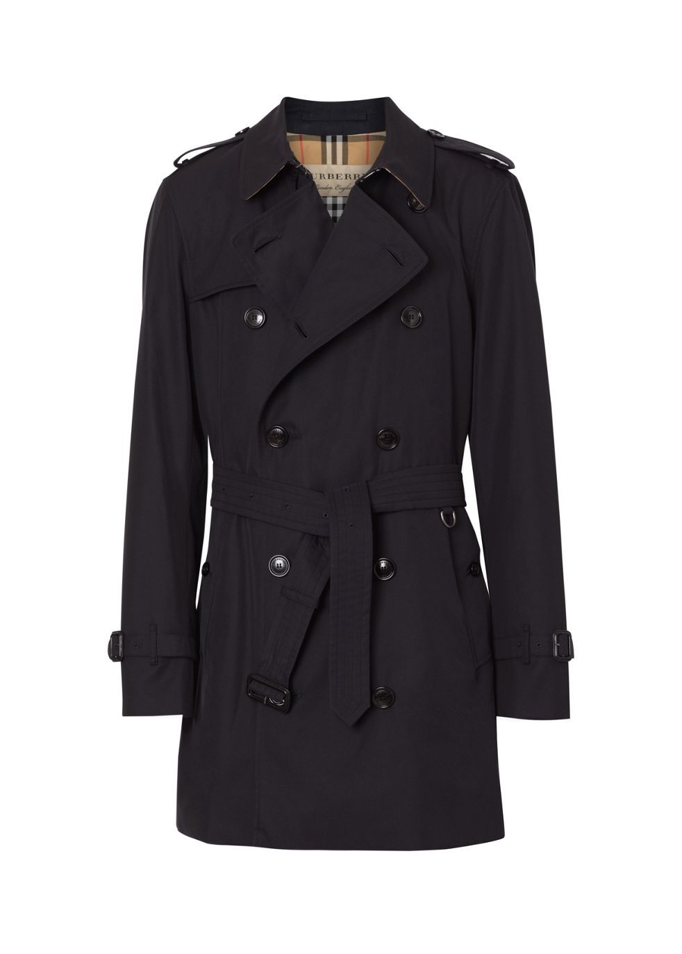 short chelsea fit trench coat