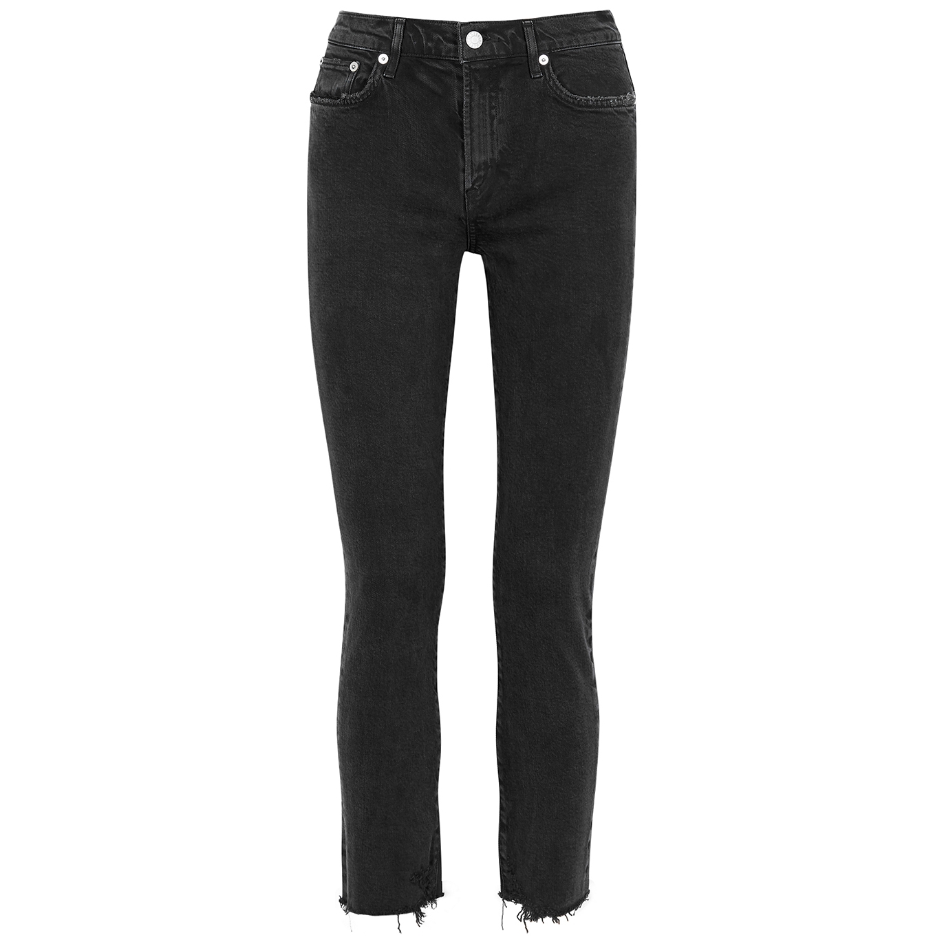 Agolde Toni Black Straight-leg Jeans - W30
