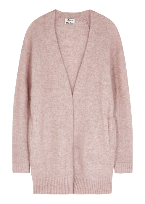 ACNE STUDIOS PINK KNITTED CARDIGAN,3067870