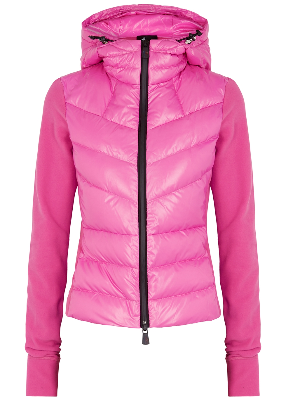 Moncler Grenoble pink shell and fleece jacket - Harvey Nichols
