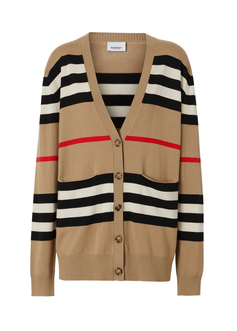 Burberry Icon stripe merino wool cardigan - Harvey Nichols