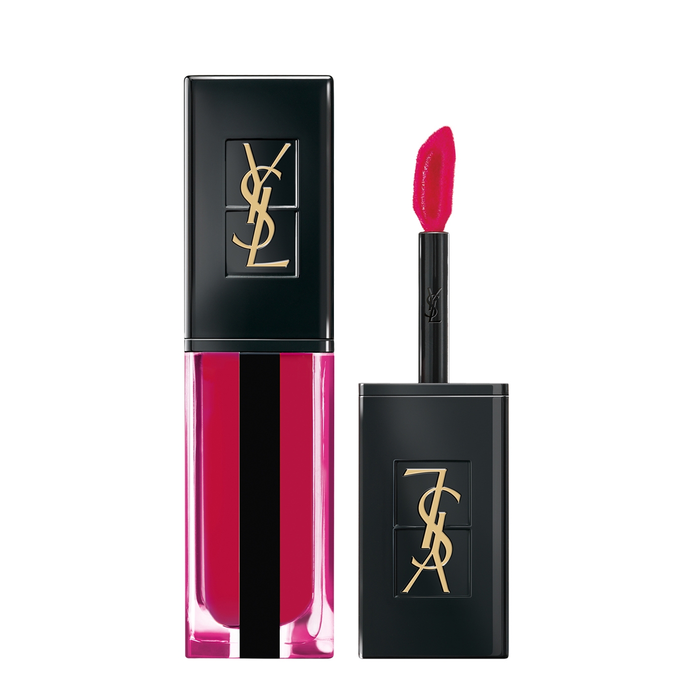Saint Laurent Yves  Vernis À Lèvres Water Stain In 615 Ruby Wave