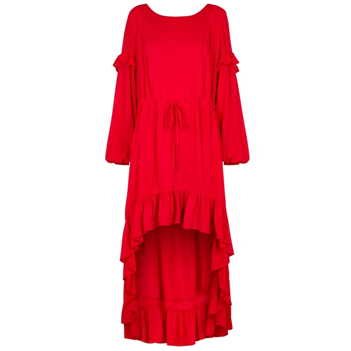 Sundress Magdelena Red Knitted Dress | ModeSens