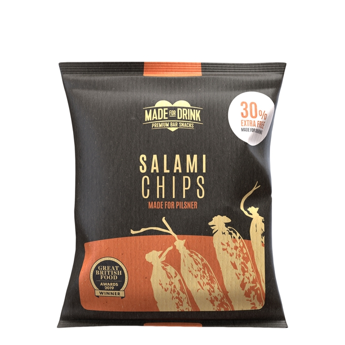 MADE FOR DRINK Salami Chips Made For Pilsner 30g