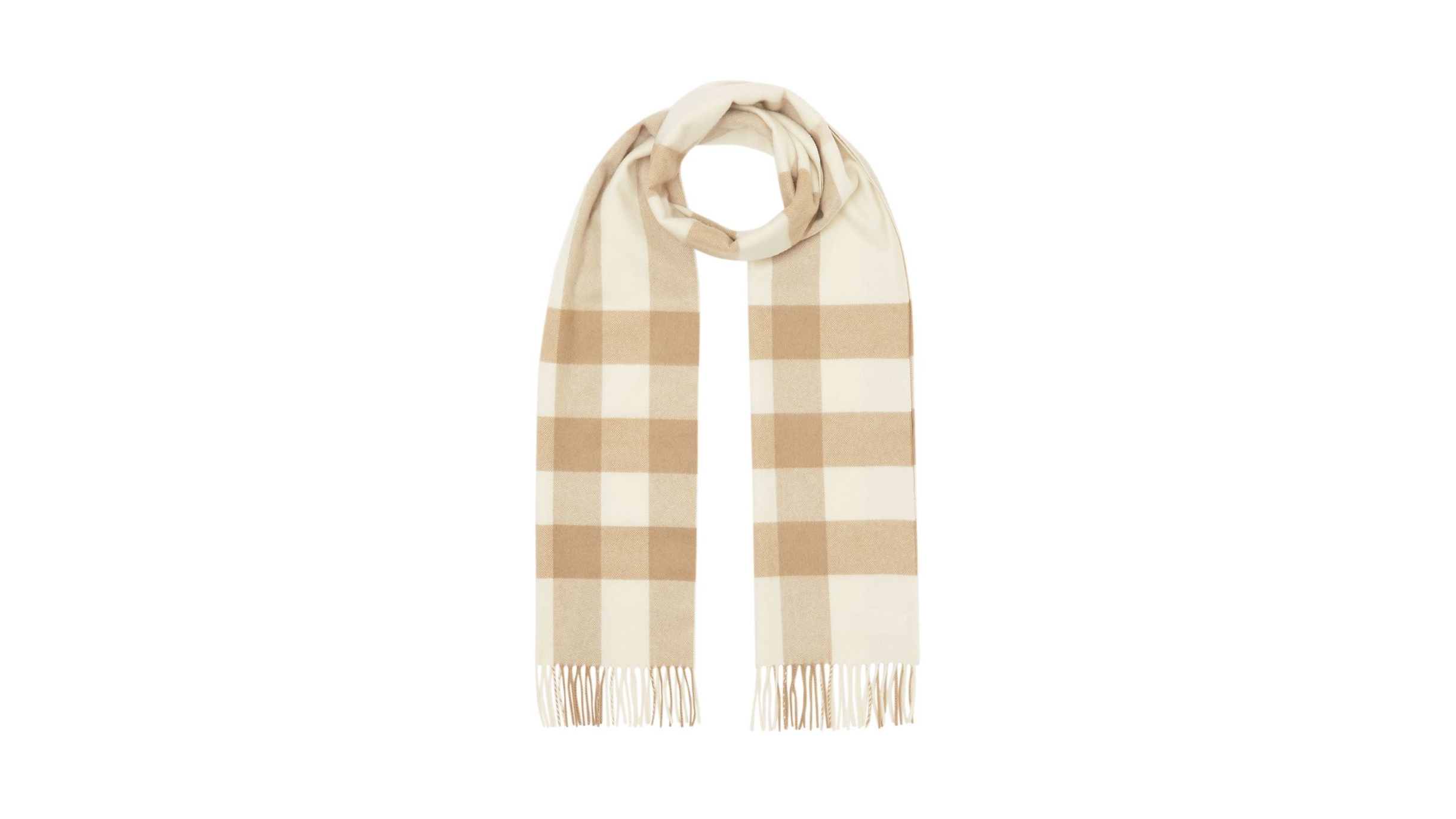 Burberry Check cashmere scarf - Harvey Nichols