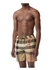 Exaggerated check drawcord swim shorts - Burberry