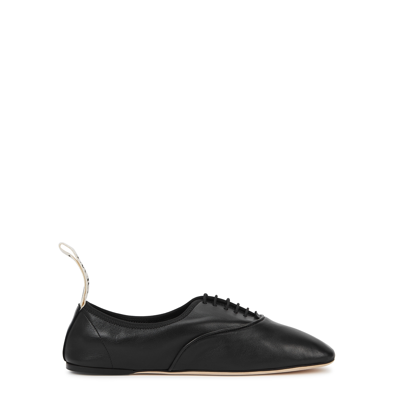 Loewe Black Leather Derby Shoes - 6