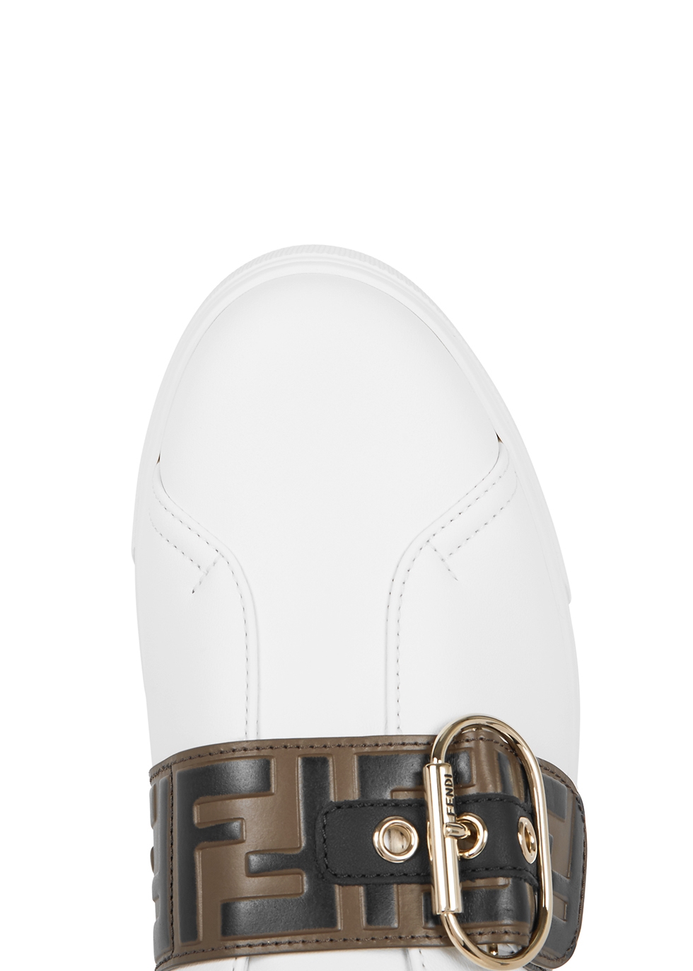 fendi white leather sneakers