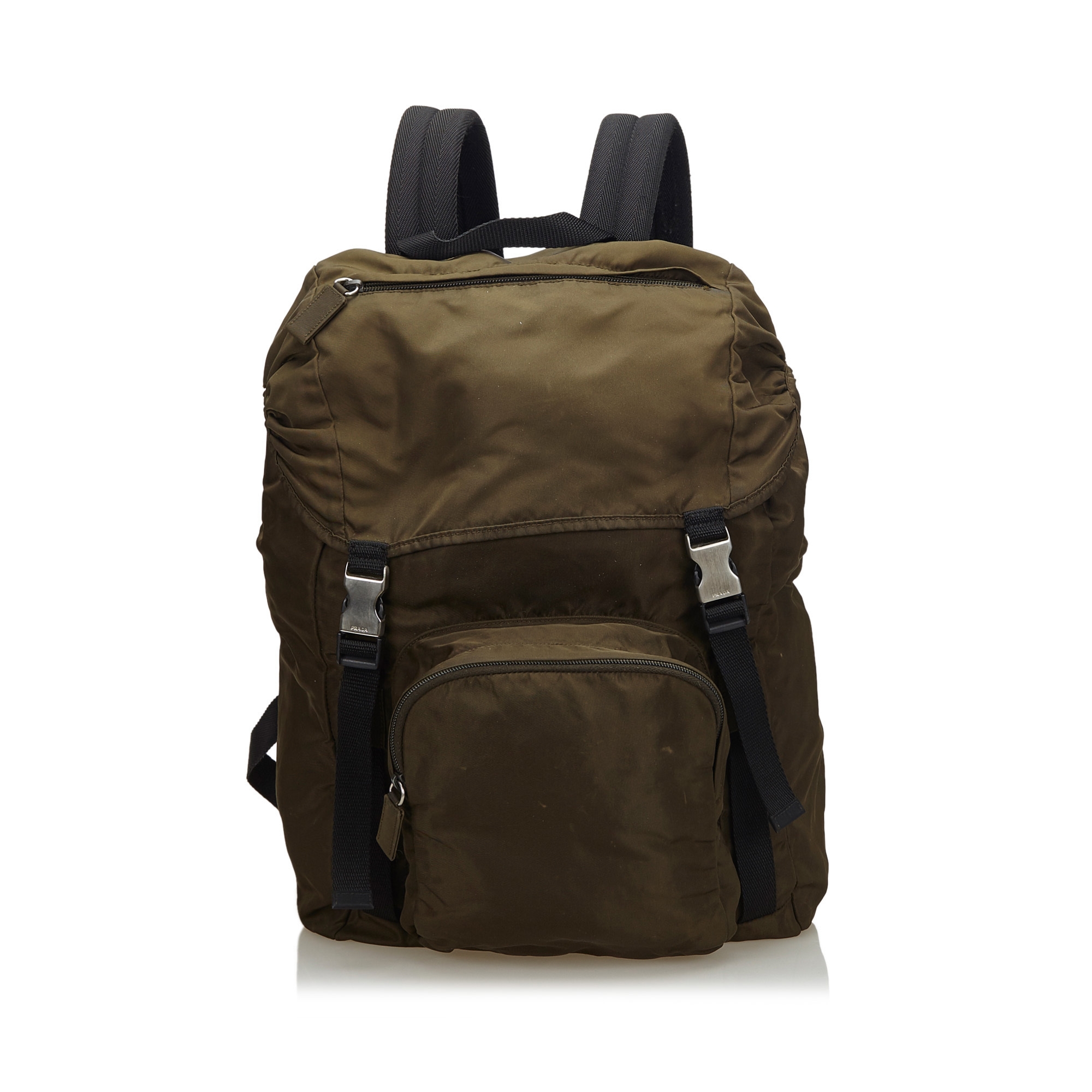 Prada Brown nylon backpack - Harvey Nichols