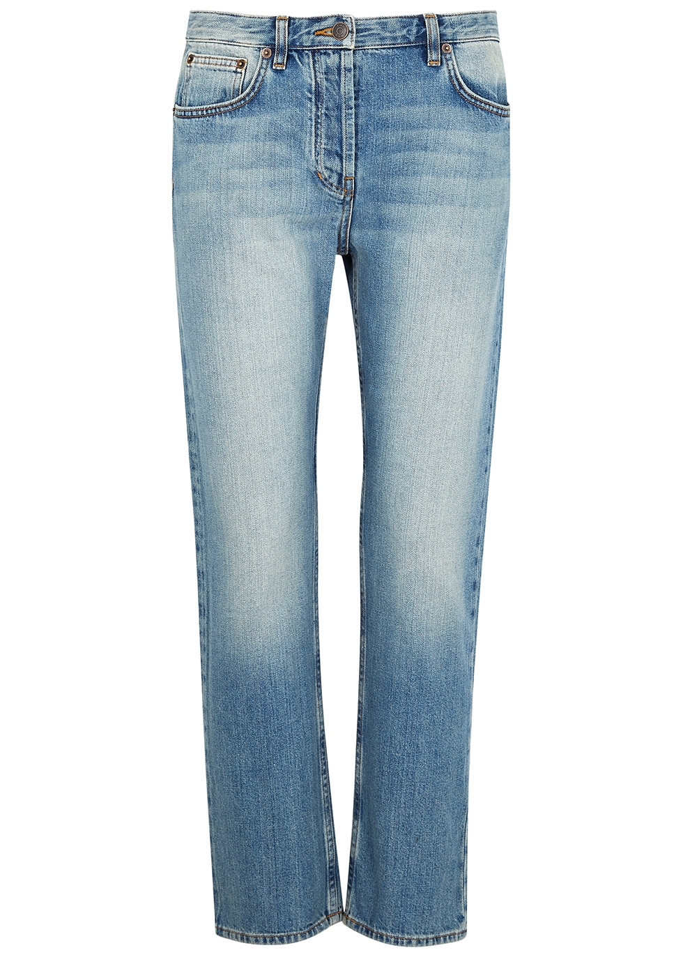 THE ROW Ashland blue straight-leg jeans - Harvey Nichols