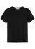 Wesler black cotton T-shirt - THE ROW