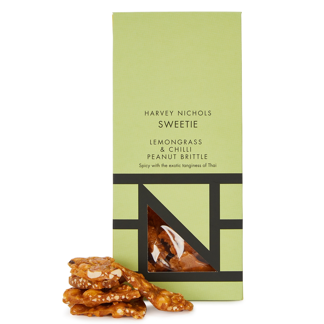 Harvey Nichols Lemongrass & Chilli Peanut Brittle 125g, Box, Truffles