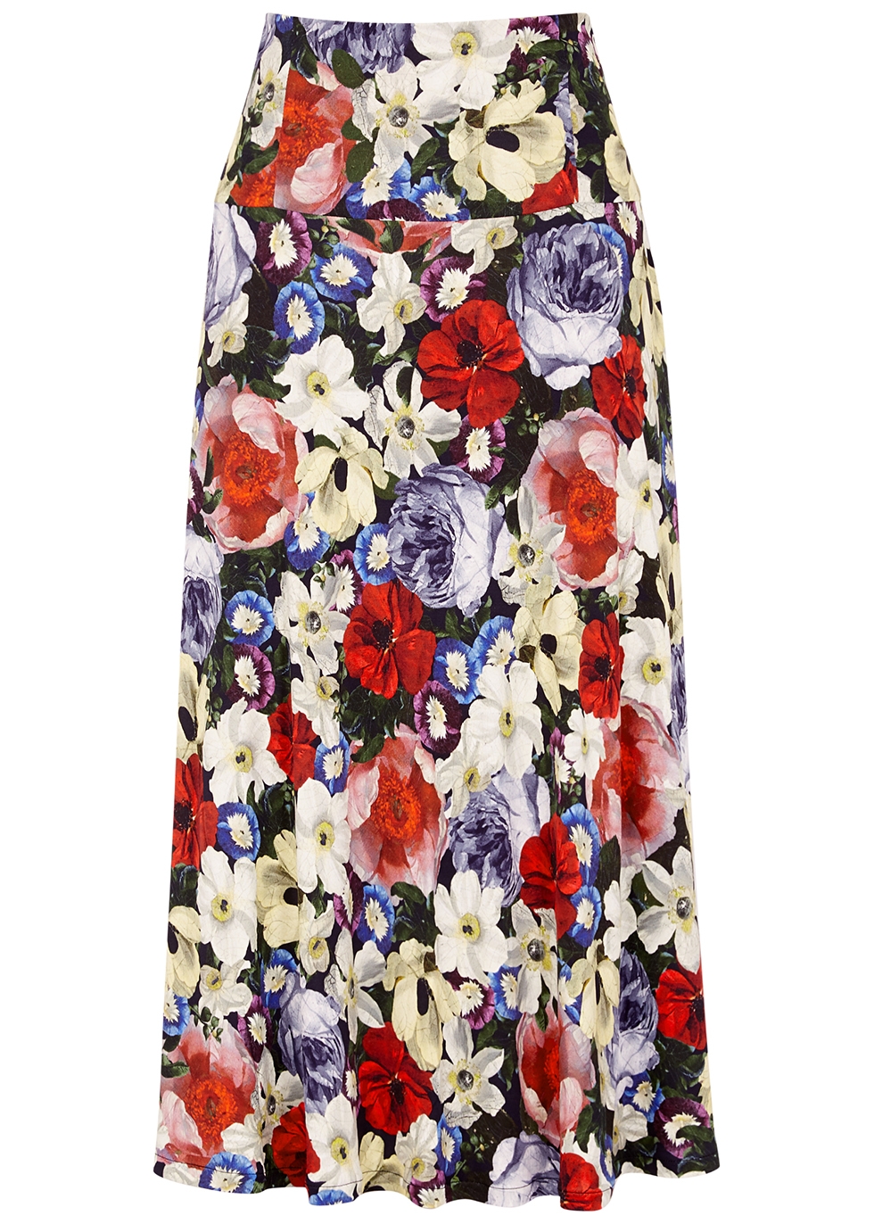 Erdem Elvin floral-print midi skirt - Harvey Nichols
