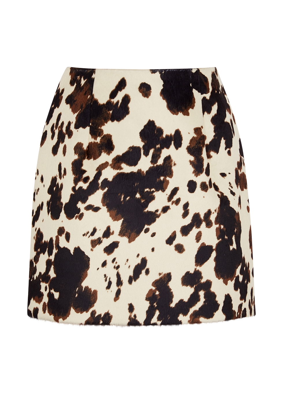 cow print skirt mini