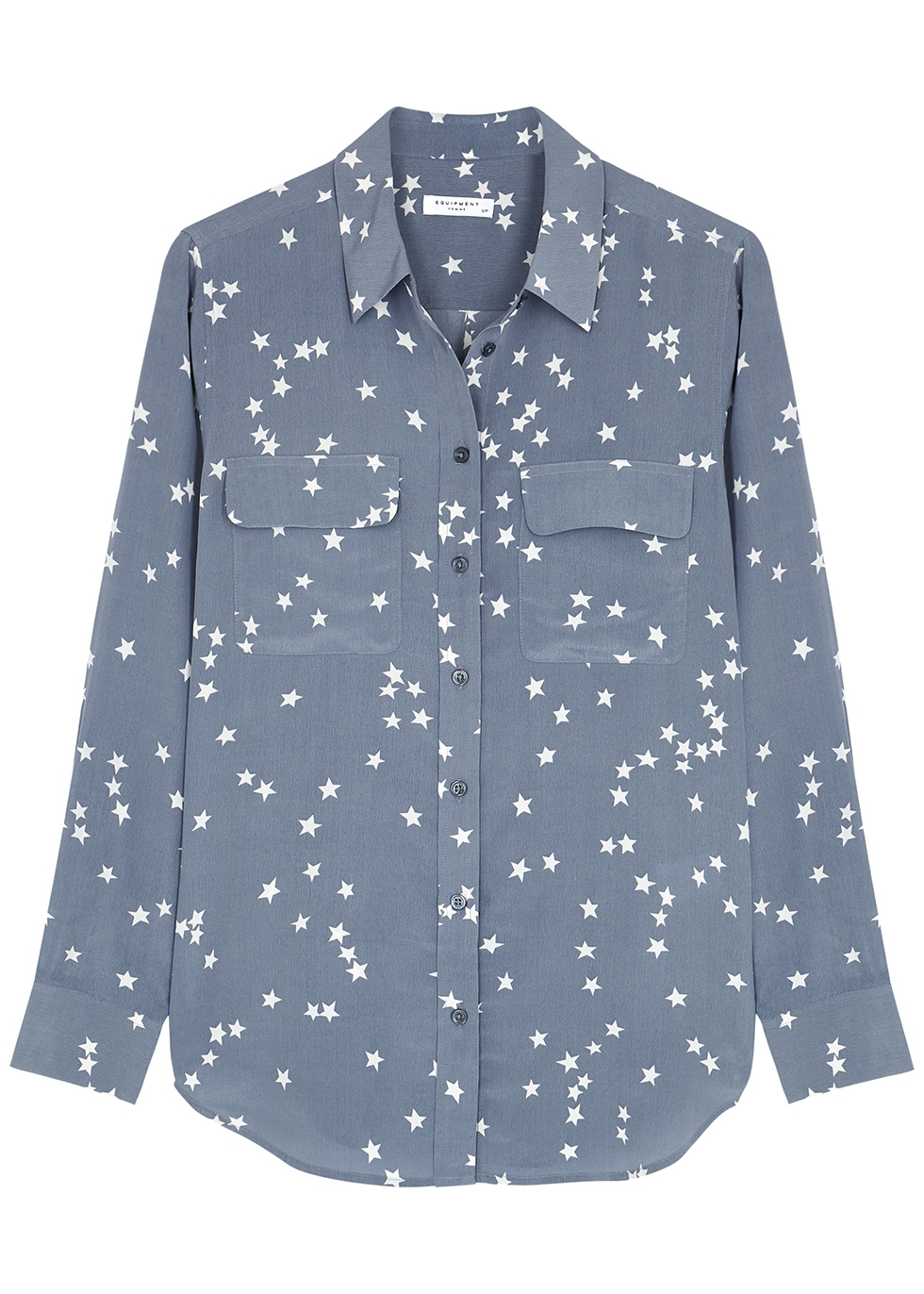 Equipment Slim Signature star-print silk shirt - Harvey Nichols
