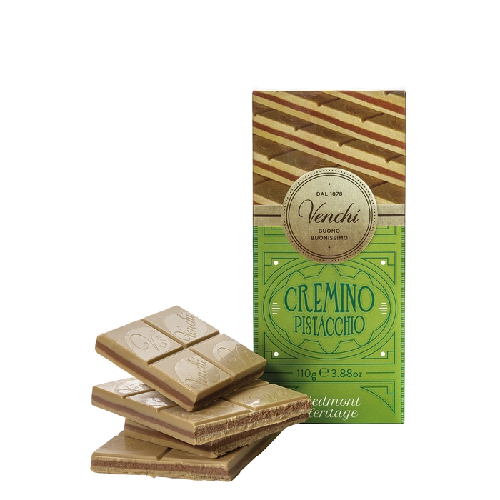 Venchi Cremino Pistachio Chocolate Bar 110g