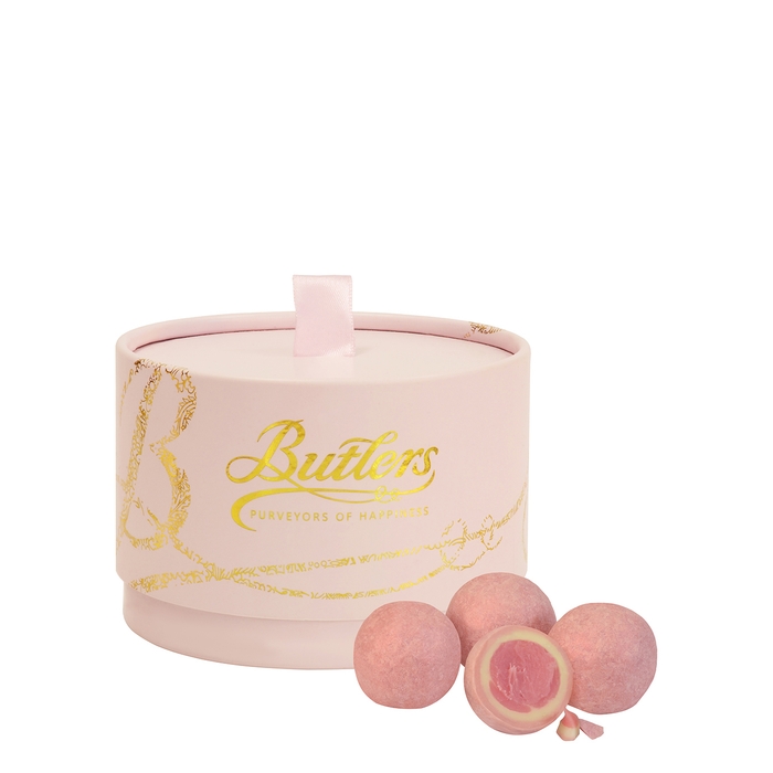 Butlers Chocolates Pink Marc De Champagne Truffle Powder Puff 200g