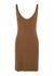 Pure brown seamless-finish slip - Wolford