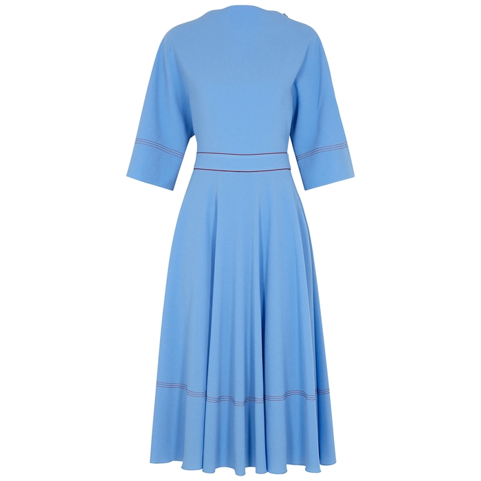 Roksanda Dara Blue Midi Dress