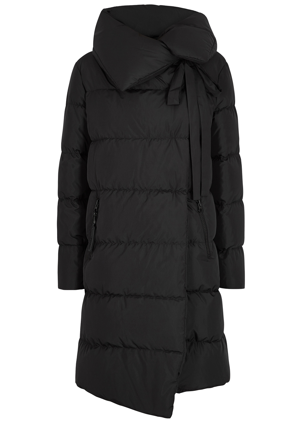 Big Puffa olive quilted shell coat
