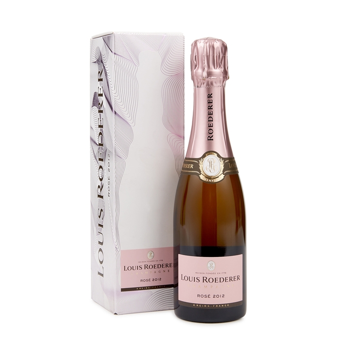 Louis Roederer Rosé Vintage Champagne 2012 Half Bottle 375ml