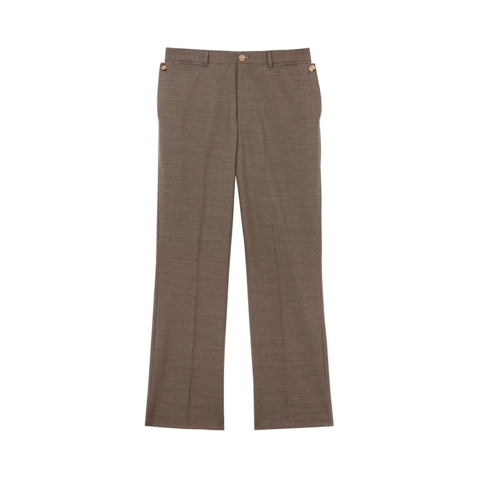 BURBERRY POCKET DETAIL WOOL TAILORED TROUSERS,3111193