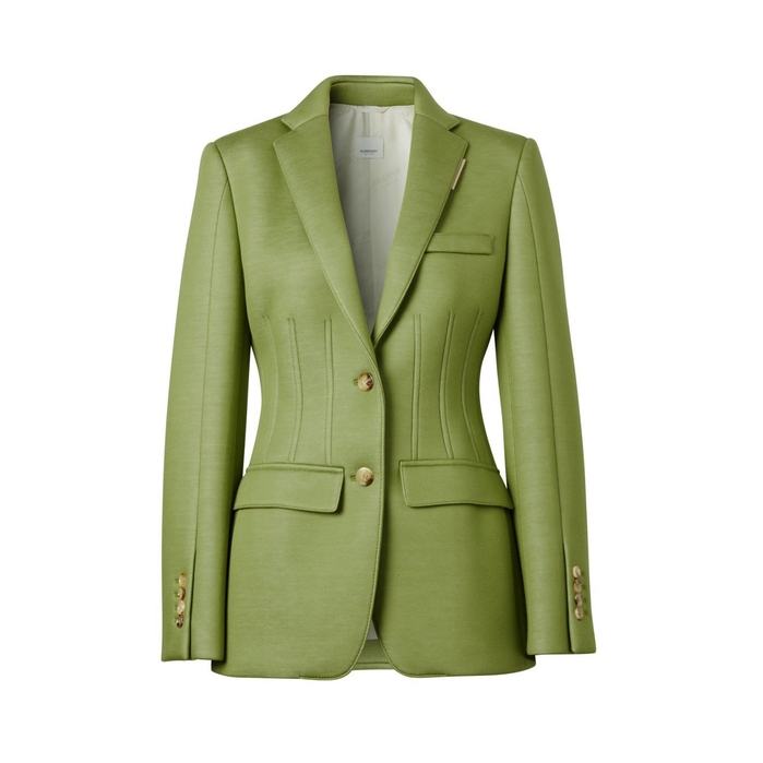 BURBERRY DOUBLE-FACED NEOPRENE TAILORED JACKET,3161554