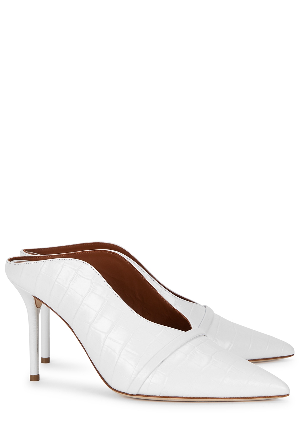 malone souliers white mules