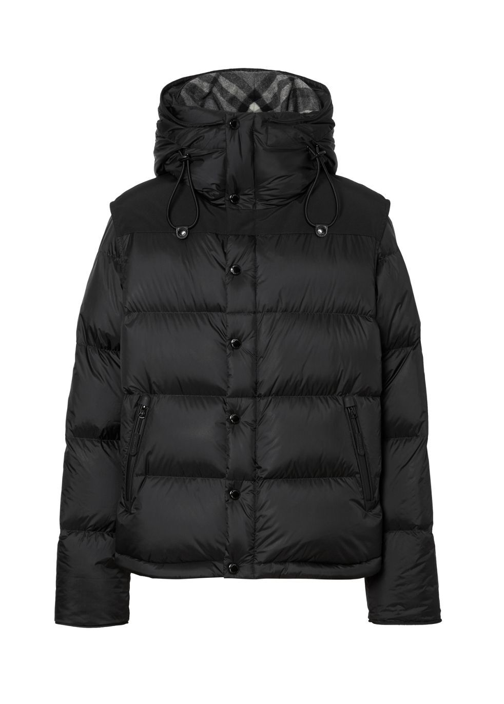 Burberry Detachable sleeve hooded puffer jacket - Harvey Nichols