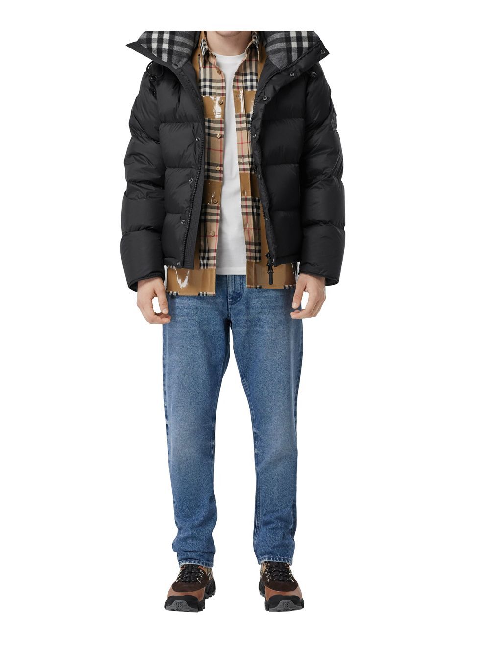 burberry hooded puffer jacket