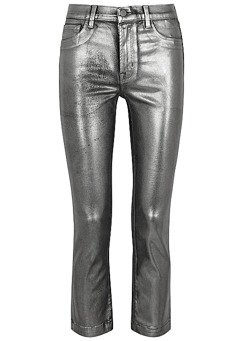 Ruby silver slim-leg jeans - J Brand