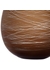 Boulder vase h26cm earth-chalk thread - LSA International