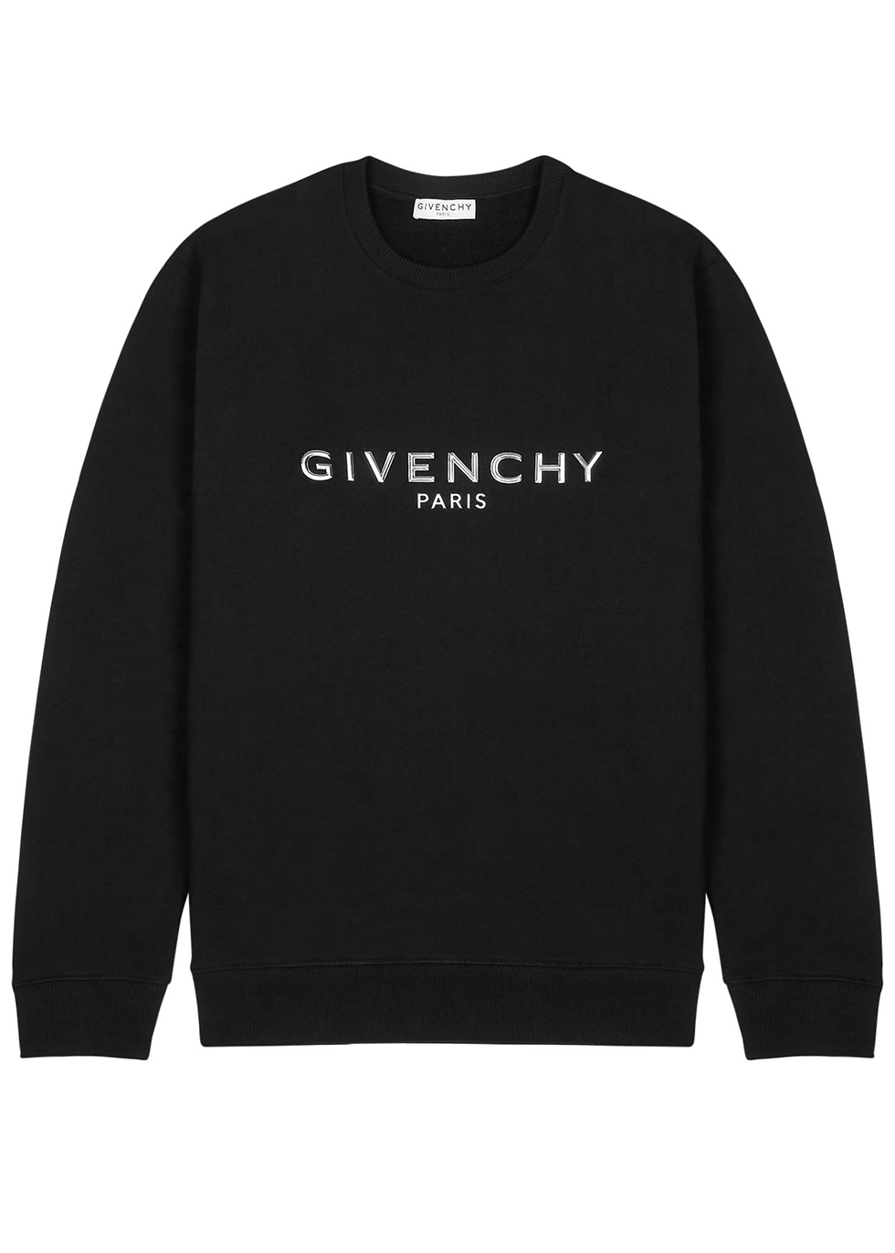 Givenchy Black logo cotton sweatshirt 