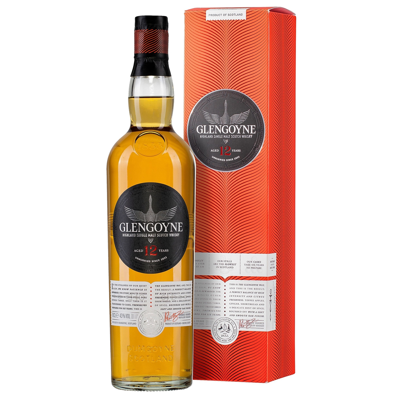 Glengoyne 12 Year Old Single Malt Scotch Whisky