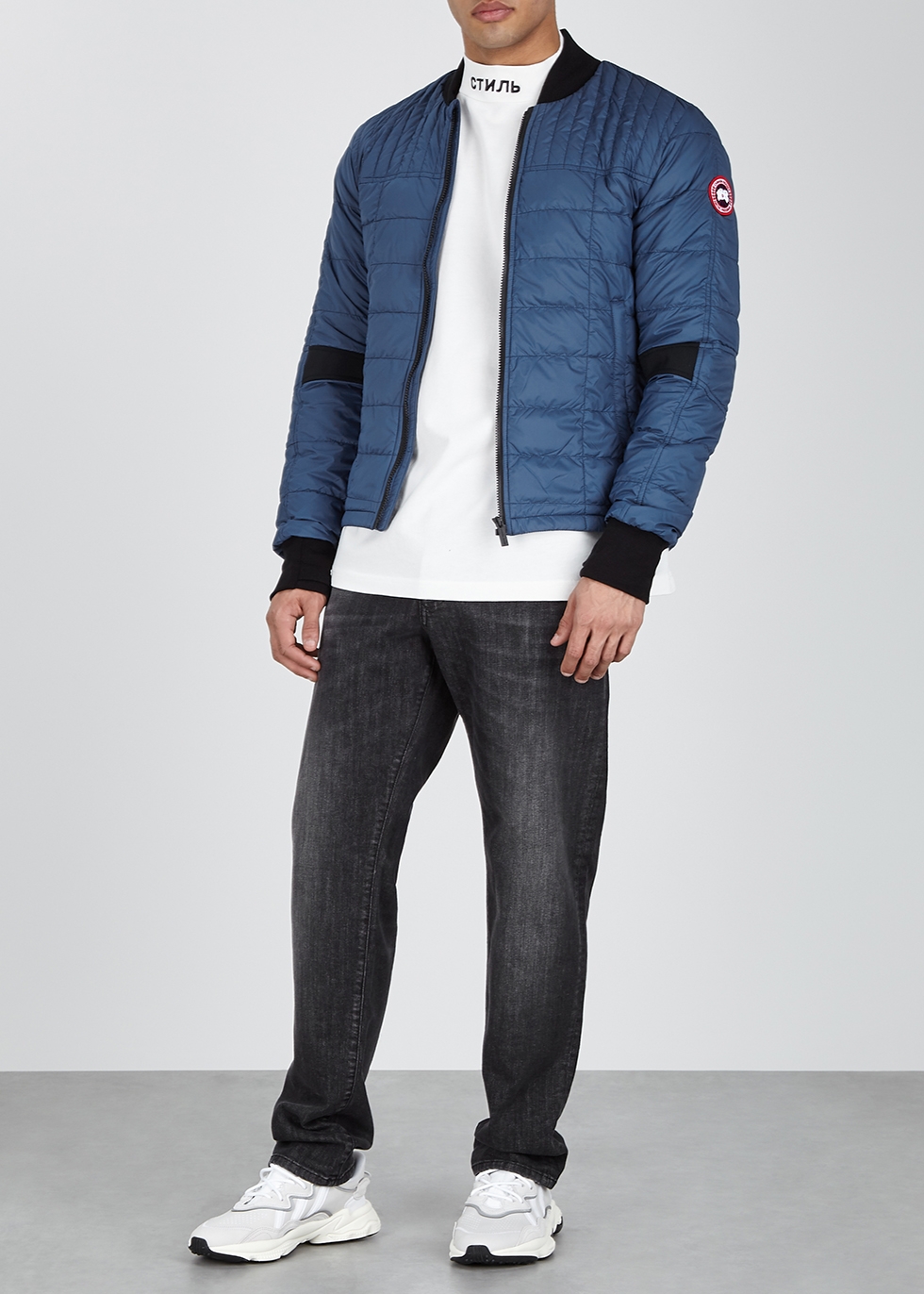Canada Goose Dunham blue quilted shell 