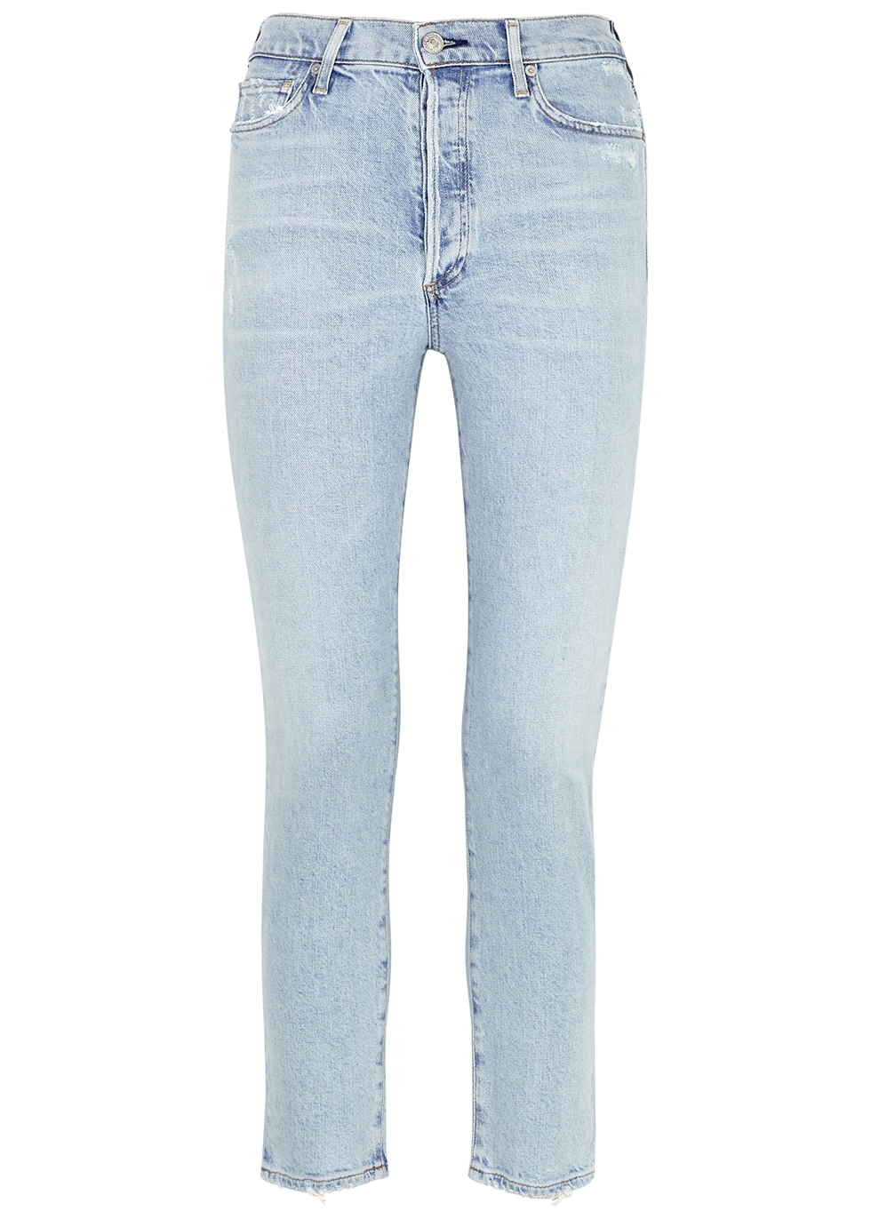Olivia blue slim-leg jeans