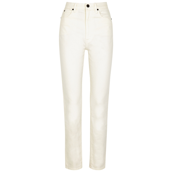 SLVRLAKE Beatnik White Slim-leg Jeans