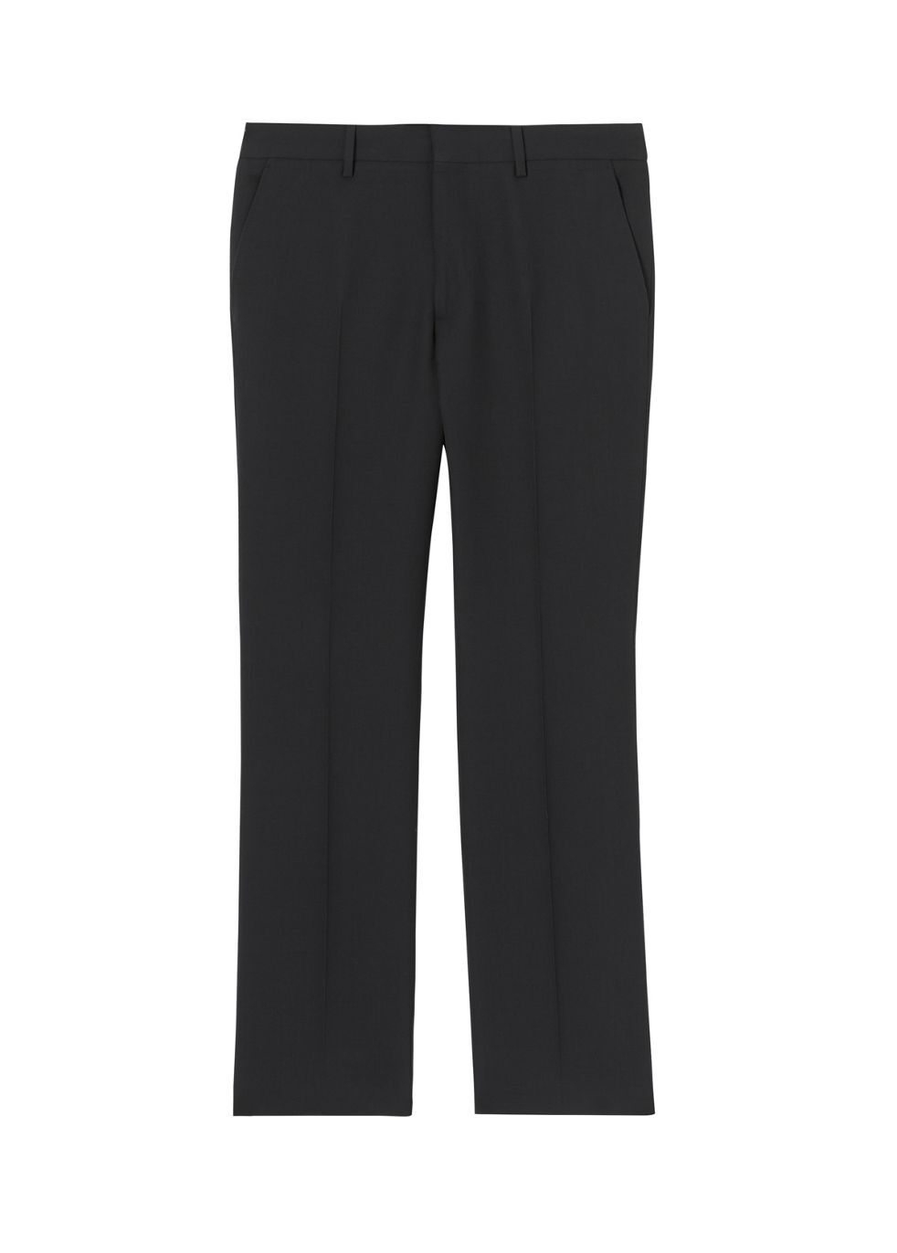 Burberry Classic fit double-faced wool crepe tailored trousers - Harvey ...