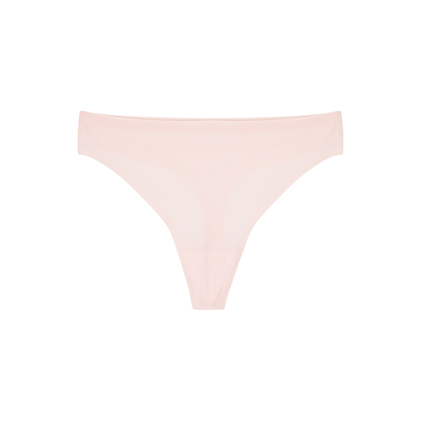 Shop Chantelle Soft Stretch Light Pink Thong, Thong, Partially Lined