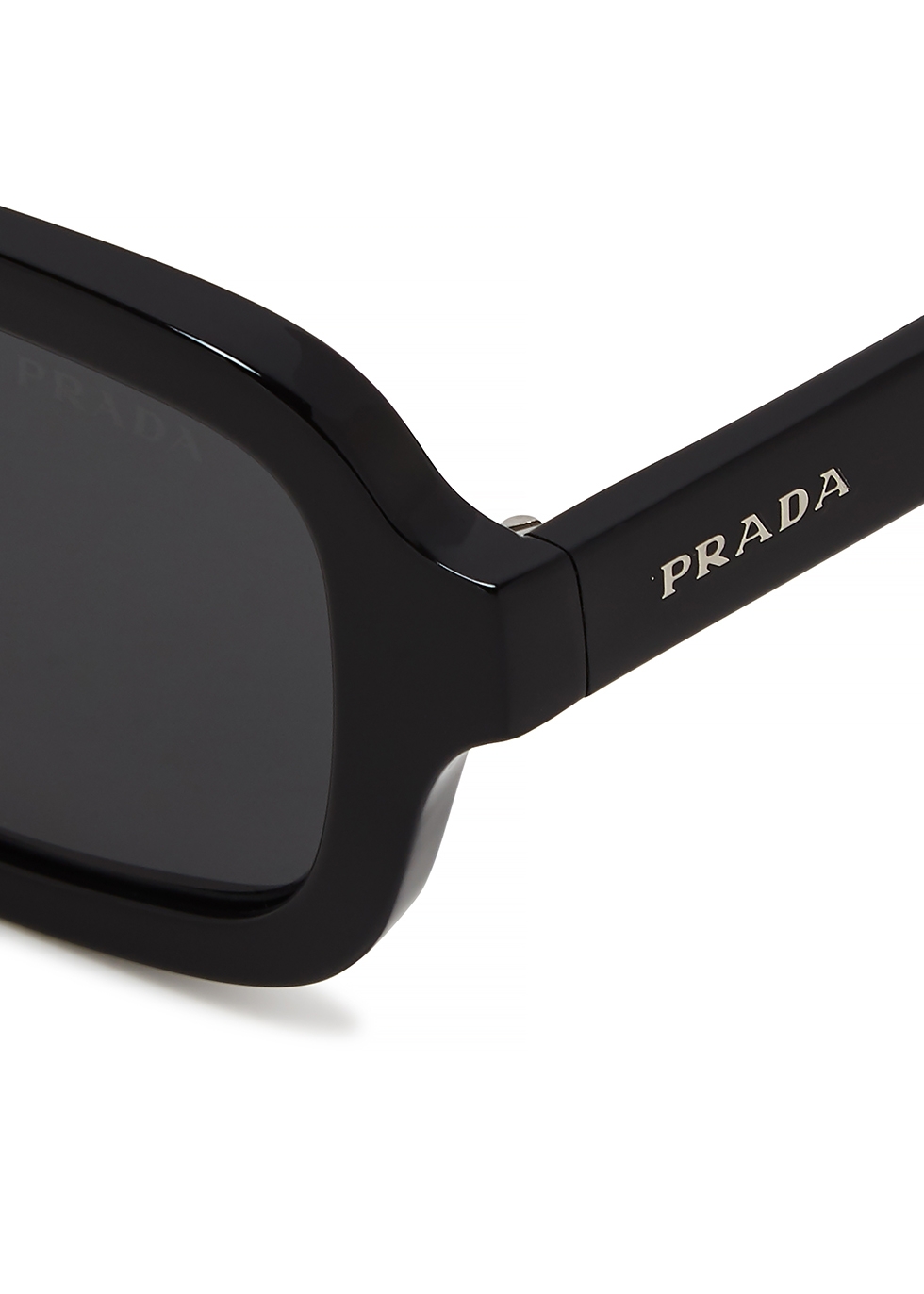 Prada Black square-frame sunglasses 