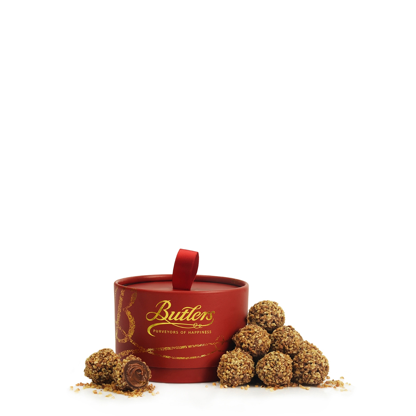 Butlers Chocolates Christmas Hazelnut Chocolate Truffle Powder Puff 200g