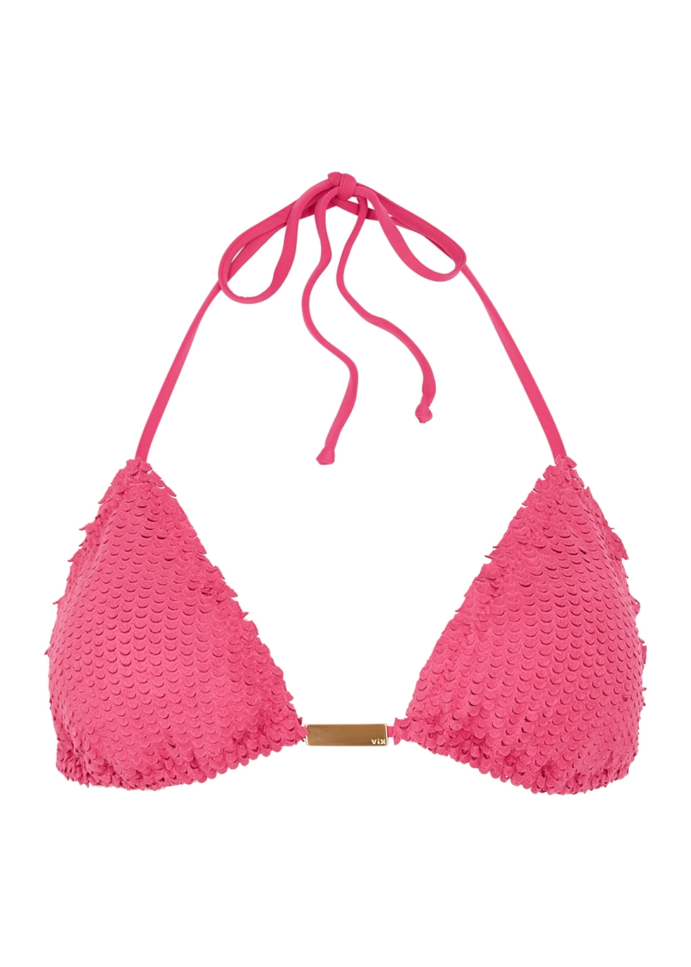 pink bikini top